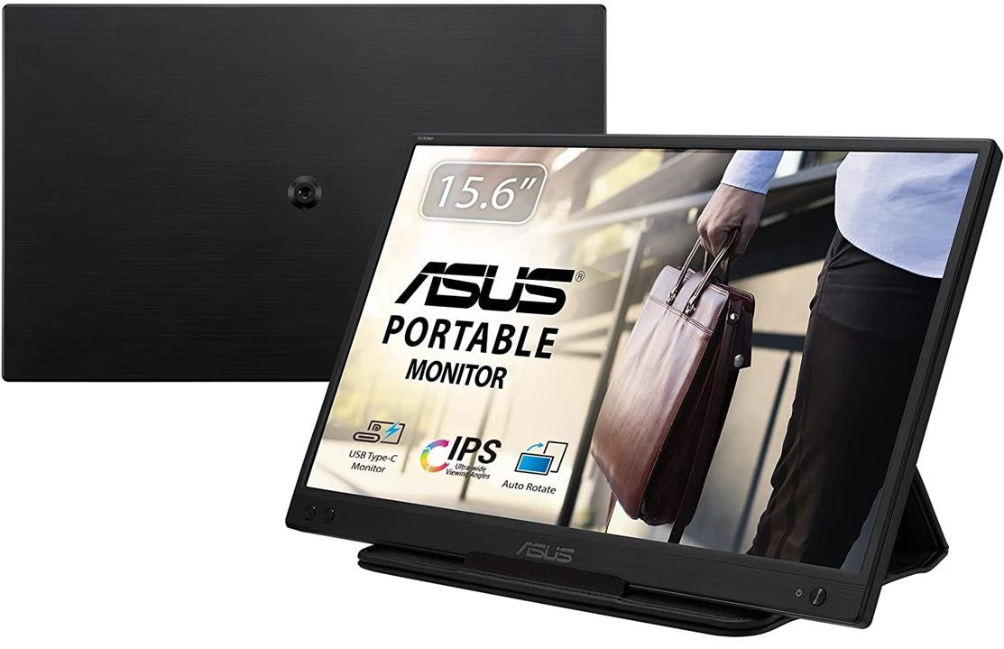 ASUS ZenScreen MB166C Monitor 15.6" FHD 1920x1080 USB-C IPS-Panel 60Hz schwarz