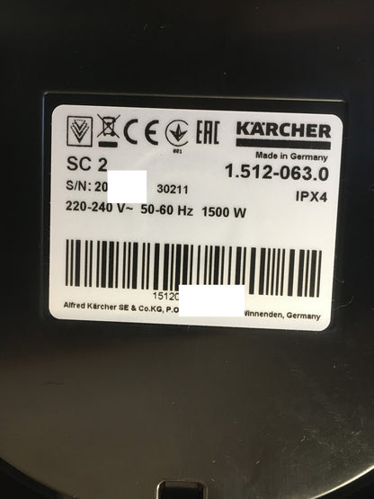 Kärcher SC 2 Dampfreiniger 1.512-063.0 I36950