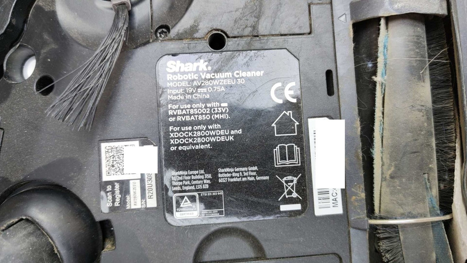 Shark PowerDetect 2-in-1-Saug- & Wischroboter AV280WZEEU, weiß, I39930