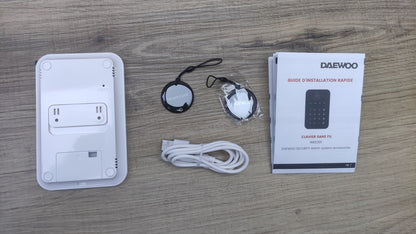 Daewoo Drahtlose Tastatur WKE301 mit 2x RFID-Schlüssel, I35540