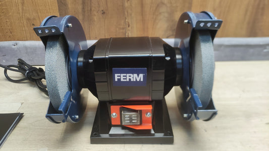 Ferm BGM1019 Doppelschleifmaschine 150 W, 150 mm, I38198
