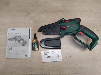Bosch Akku-Mini-Kettensäge EasyChain 18V-15-7 Solo, 18V, I38580