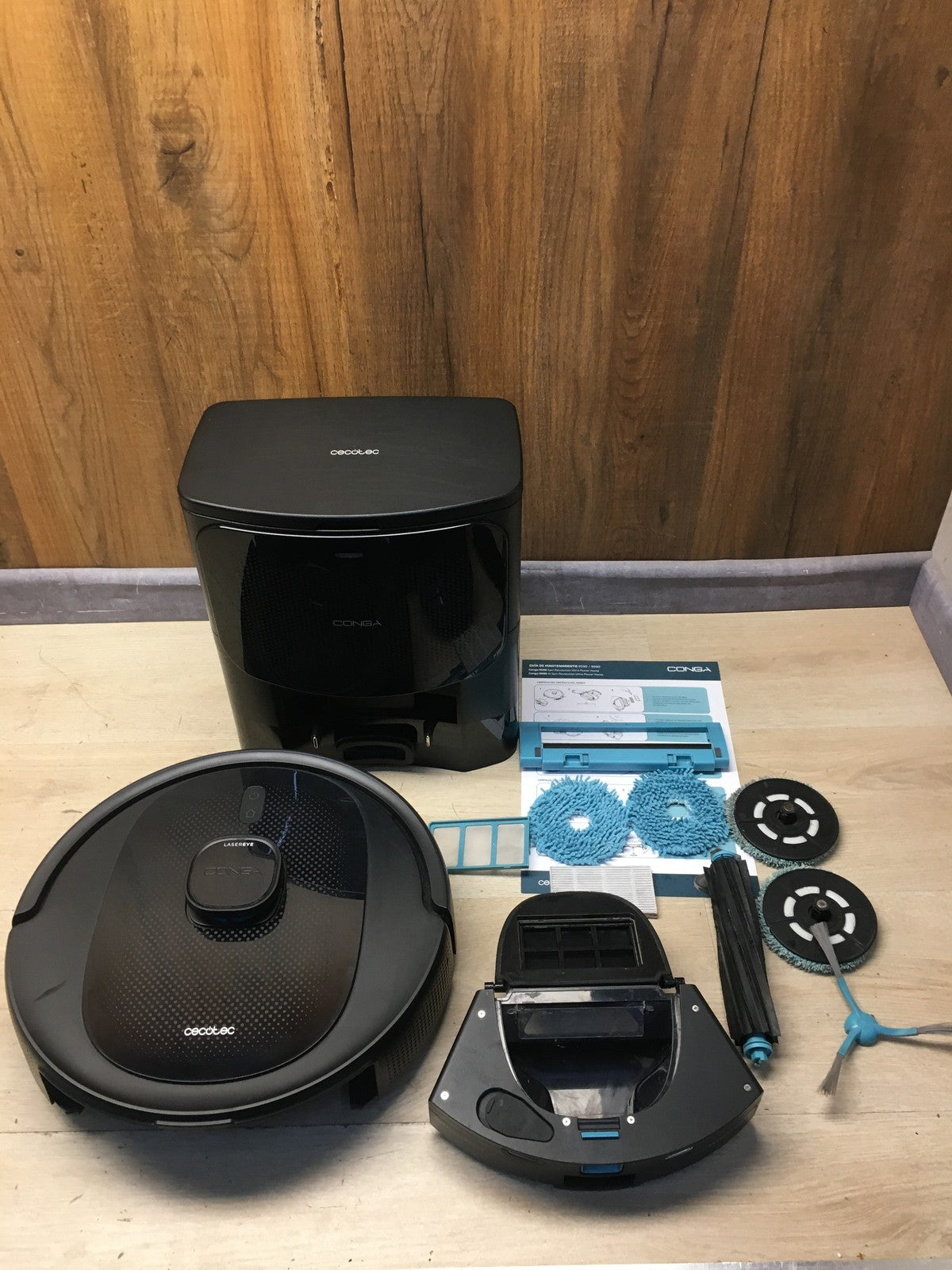 Cecotec Saugroboter Conga 9990 AI Spin Revolution Ultra Power Home, I35995