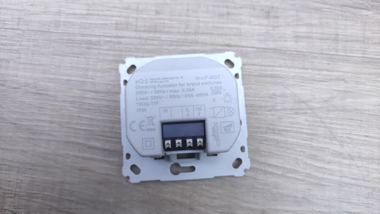 Homematic IP HmIP-BDT Dimmaktor für Markenschalter 143166A0, I34517