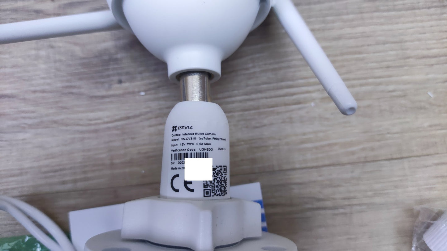 Ezviz ezTube 1080p Full-HD Kamera mit Nachtsicht WLAN CS-CV310, I36261