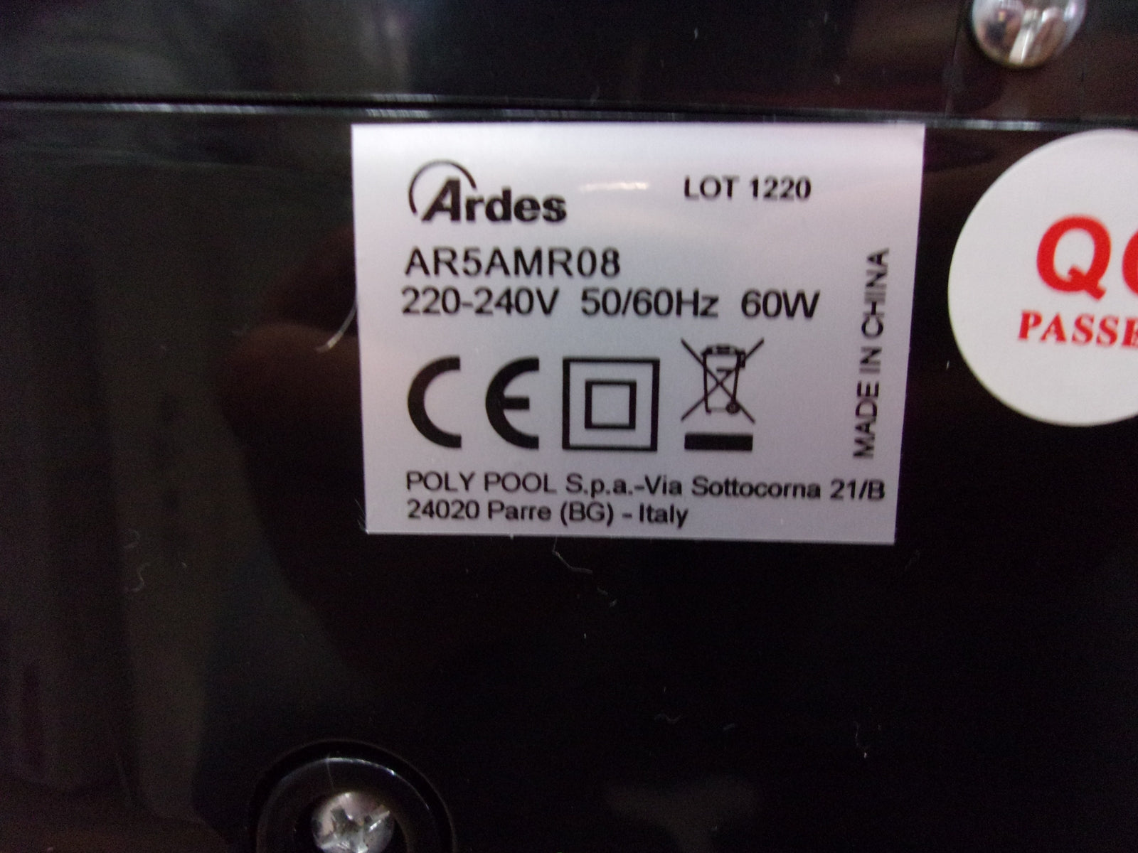 Ardes AR5AMR08 Penny Verdampfer mit Digital-Rädern 4 l, I05333