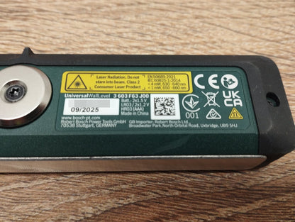 Bosch UniversalWallLevel 3603F63J00 Laser-Wasserwaage Linienlaser rot Klasse 2