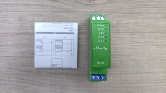 Shelly Pro Dimmer 2PM 2-Kanal-DIN-Hutschienen-Smart-Dimmer, I40608