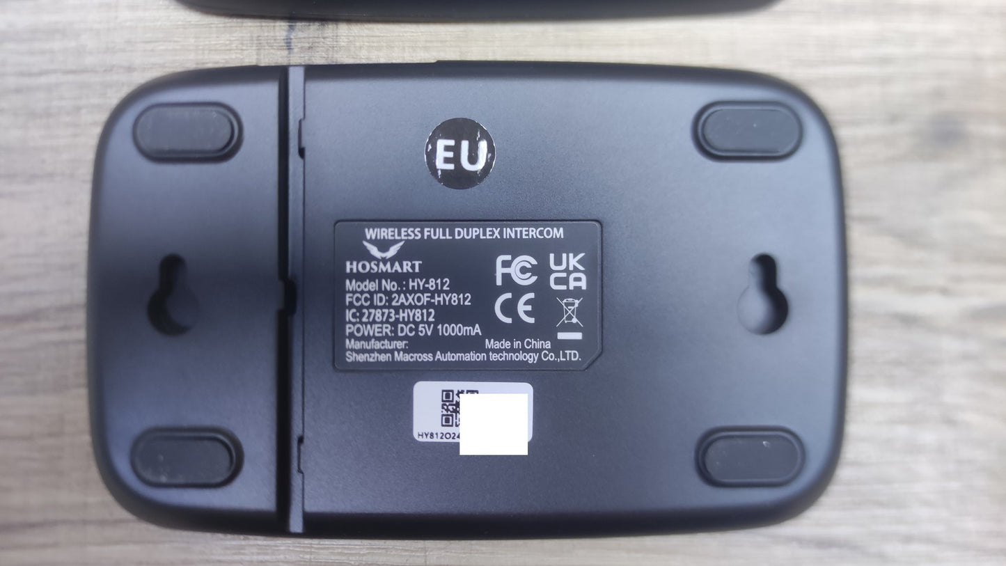 Hosmart HY-812 UltraSpeak Pro Funk-Sprechanlage für Zuhause, 3 Stück, I38720