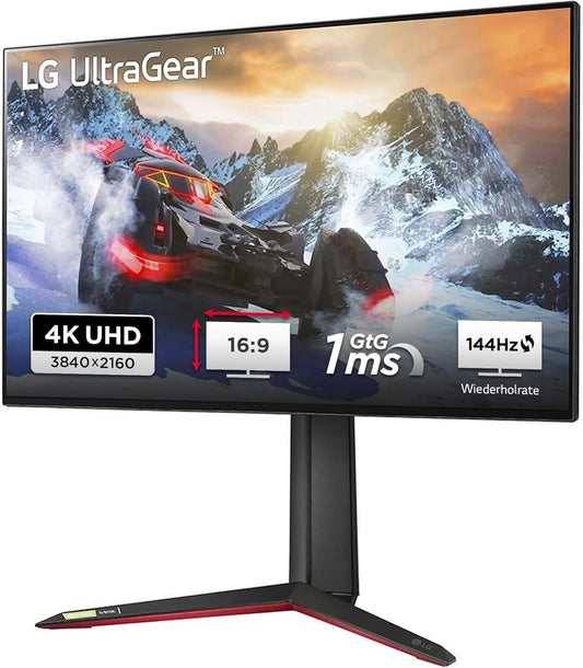 LG GP9 27GP95RP-B 4K Monitor 27" UHD 3840x2160 HDR NVIDIA G-Sync 160Hz OC 1ms