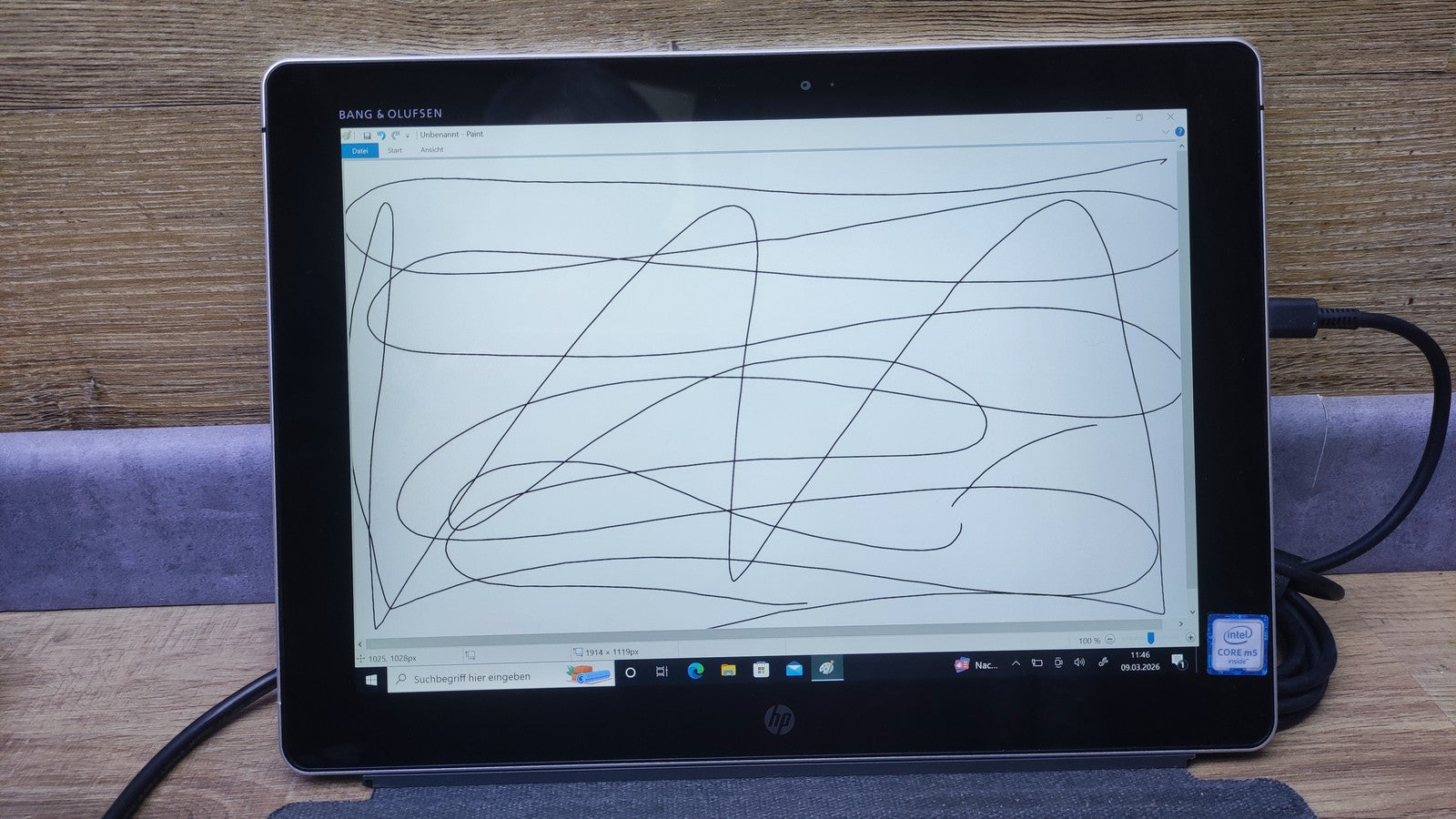 HP Elite x2 1012 G1 Tablet Touch 12" FHD 1920x1280 Intel M5-6Y54 8GB 128GB WiFi