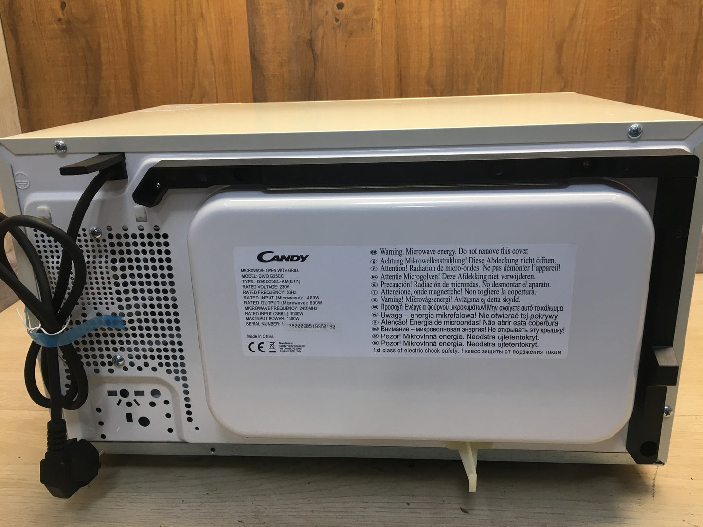 Candy DIVO G25CC Mikrowelle mit Grill, 25L, 900W, 1000W, beige, I39422