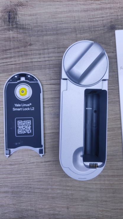 Yale Linus Smart Lock L2 Intelligentes Türschloss Silber SL-103 I37230