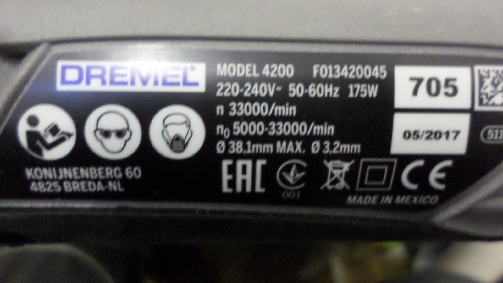 DREMEL 4200 Multifunktionswerkzeug 175 Watt Defekt, A01542