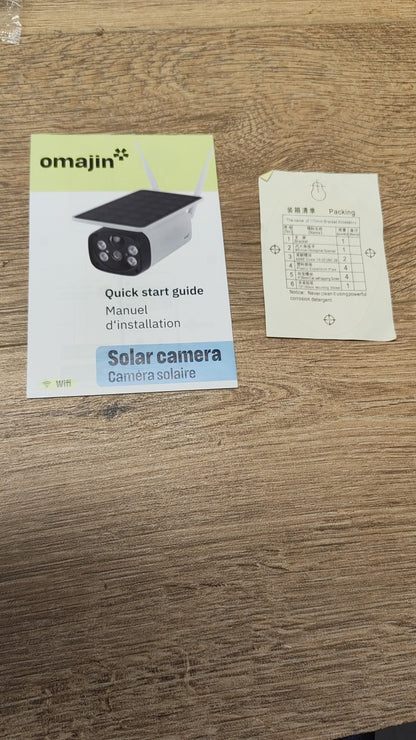 OMAJIN by Netatmo Solar-Sicherheits-Außenkamera OSC-01, schnurlos, I40042