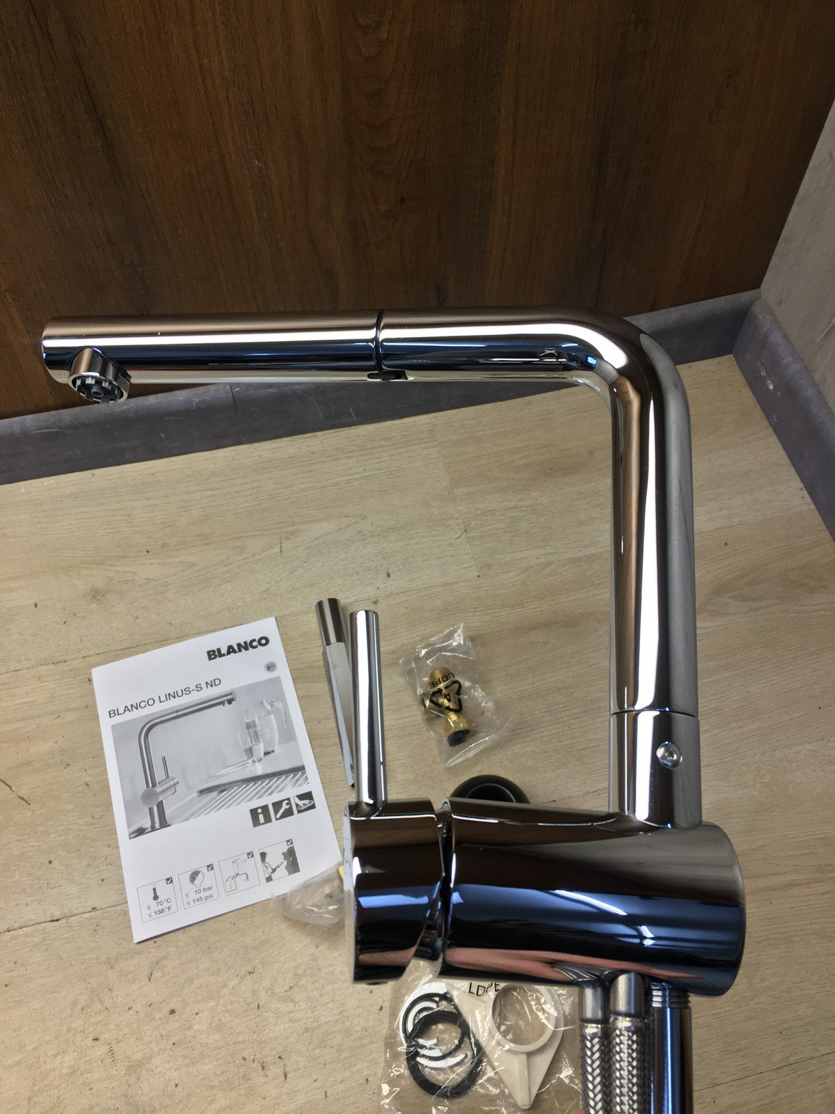 BLANCO LINUS-S Küchenarmatur 512200 Niederdruck, Wasserhahn, I37903