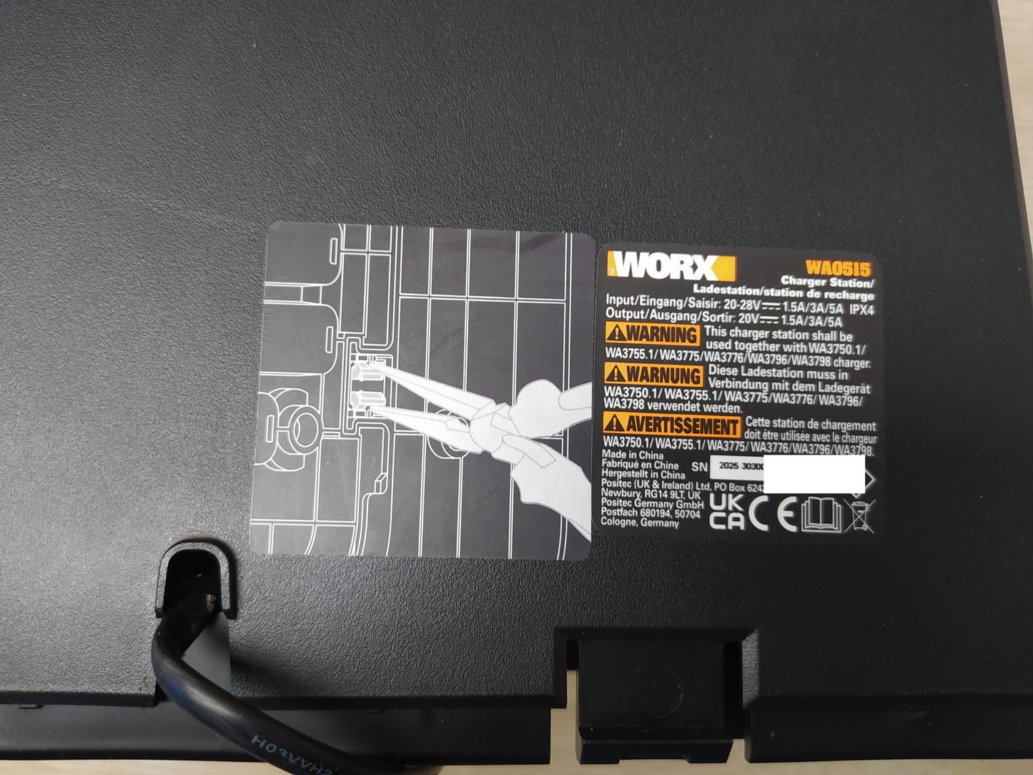 WORX Landroid Vision M600 Mähroboter ohne Begrenzungskabel WR206E.1 I37836