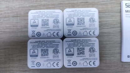 SONOFF MINIR4 Wlan Smart Schalter, 4er Set, Smarte Lichtschalter, I37010