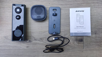 Ankway Bell J10 Video-Türklingel 2,4 GHz mit 2K FHD-Kamera I35792