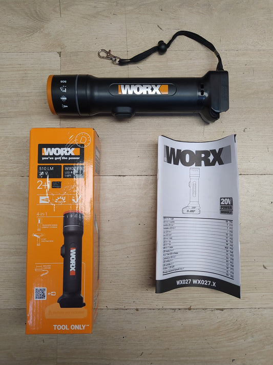WORX WX027.9 LED Lampe 4-in-1 Solo, 20V, I38532