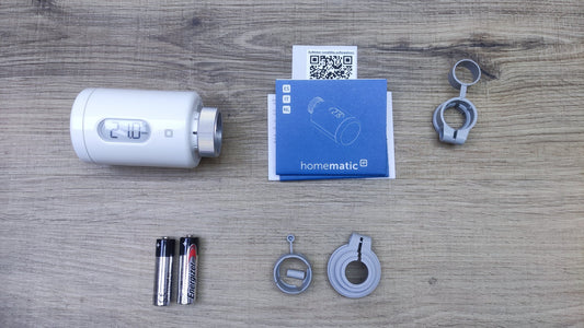 Homematic IP Smart Home Heizkörperthermostat HmIP-eTRV-3 (161046A0), I37242