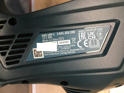 Bosch Professional GAS 18V-1 Handstaubsauger solo (06019C6200), I38292