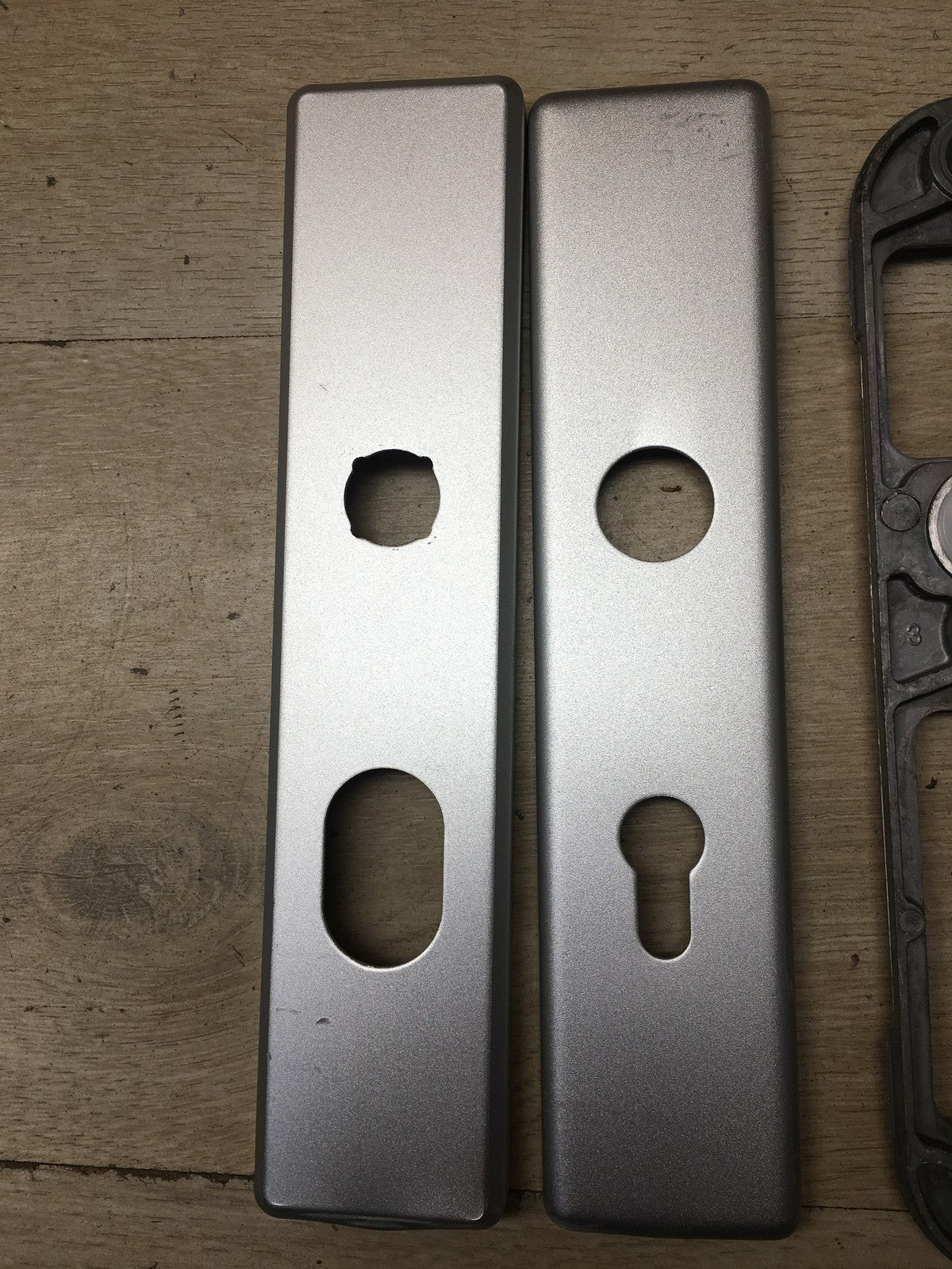 ABUS Tür-Schutzbeschlag KLZS714 F1, mit Zylinderschutz eckig, aluminium, I38482
