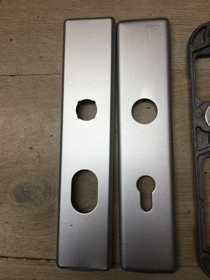 ABUS Tür-Schutzbeschlag KLZS714 F1, mit Zylinderschutz eckig, aluminium, I38482