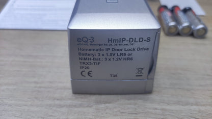 Homematic IP Smart Home Türschlossantrieb HmIP-DLD-S silber I37416