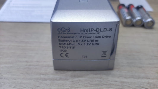 Homematic IP Smart Home Türschlossantrieb HmIP-DLD-S silber I37416