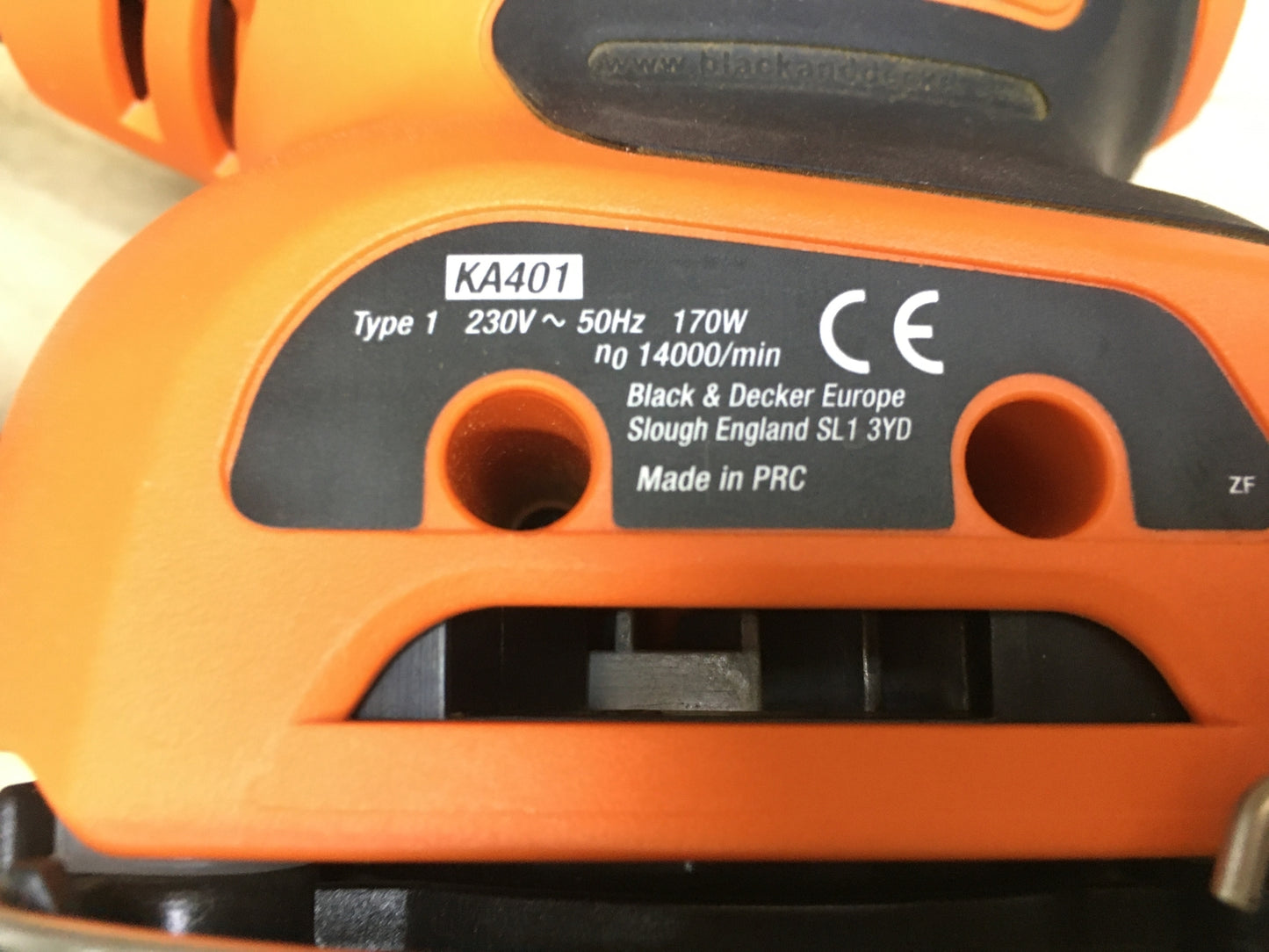 Black & Decker KA401 Schwingschleifer 170 W, I31282
