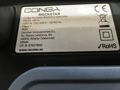 Cecotec 08114 Nass-/Trockensauger Conga Rockstar Wet&Dry Steel Max, I39239