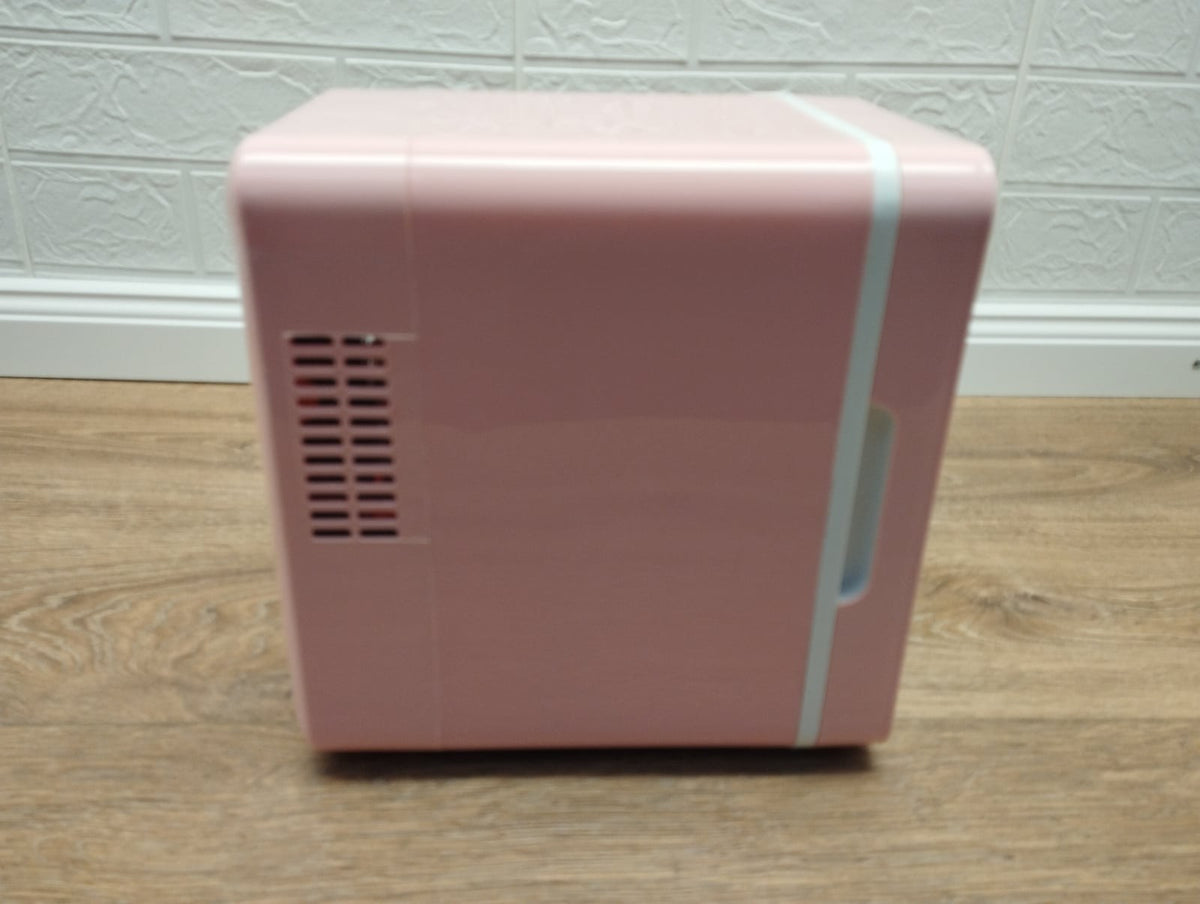 Olvy KCB04NC Mini Kühlschrank 4 L Kosmetik Kühlbox Spiegeltür rosa 12V/230V
