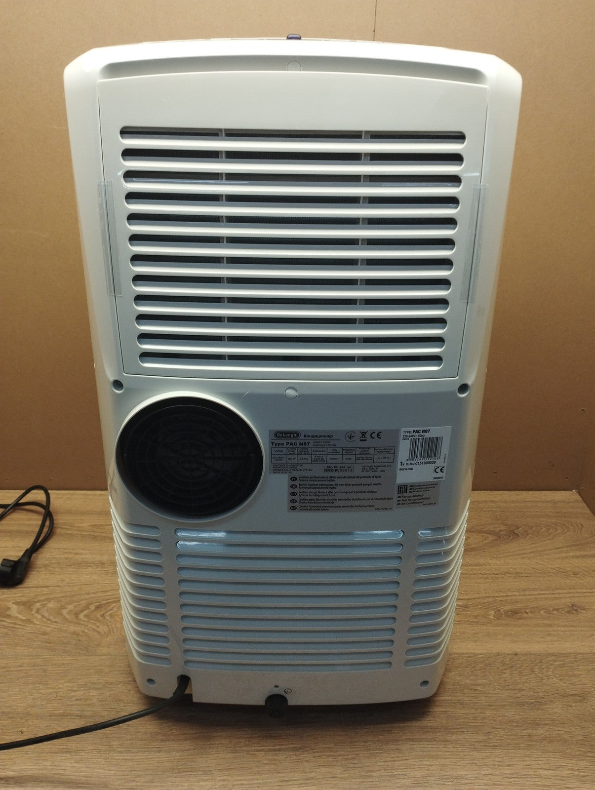 Delonghi Pac N87 Silent mobile Klimaanlage, 9800 BTU, EEK: A, Klimagerät, I39661