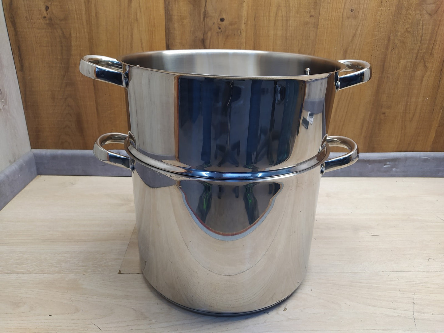Baumalu 342648 Couscous-Topf 16 L Silber 30cm I36427