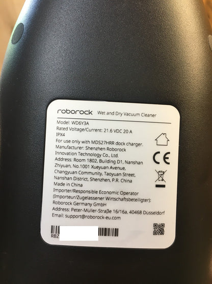 roborock F25 Ultra Nass-/Trockensauger WD6Y3A, schwarz, I39433
