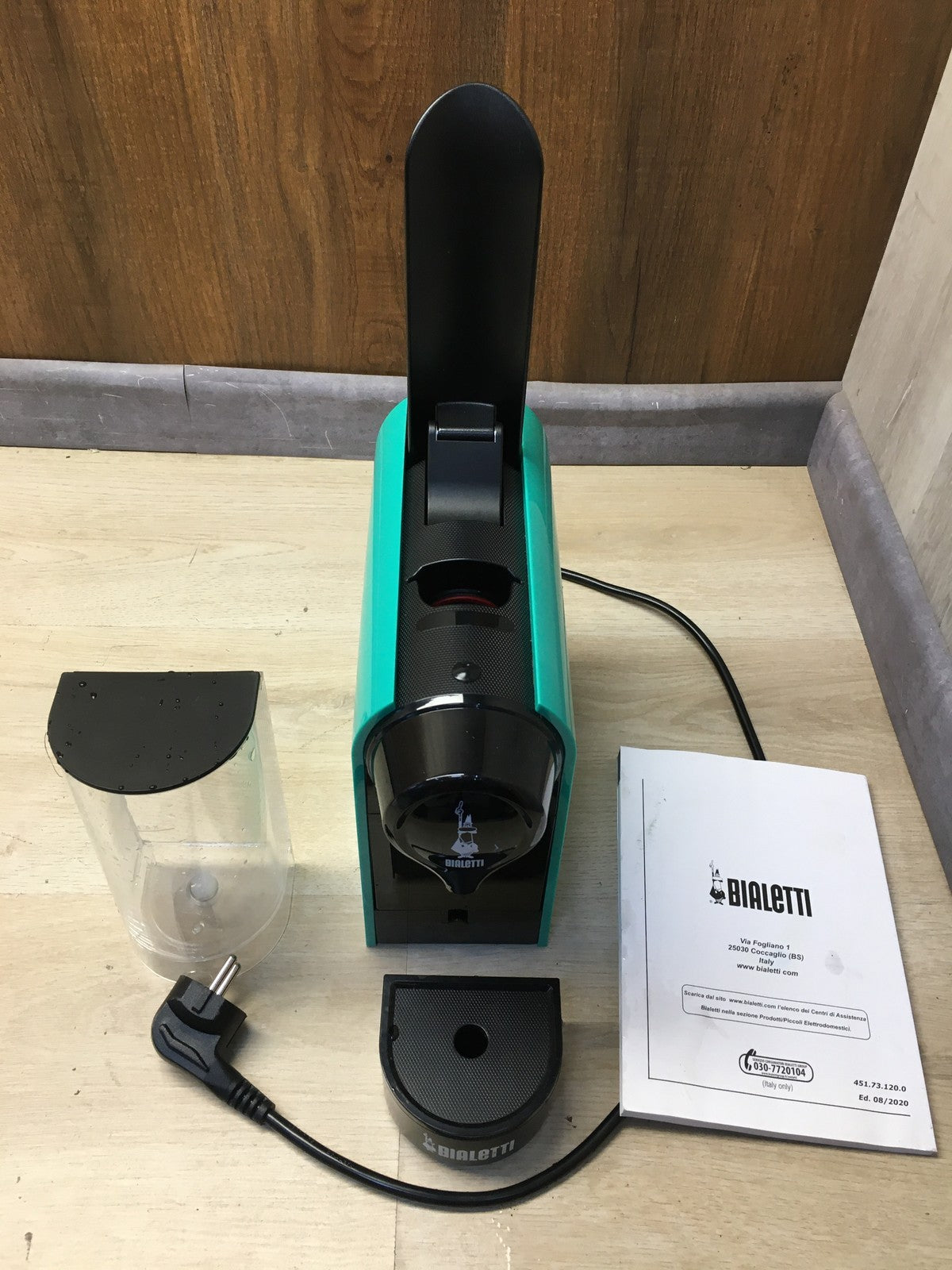 Bialetti CF90 Kapselmaschine, 1200W, Smaragdgrün, I36612