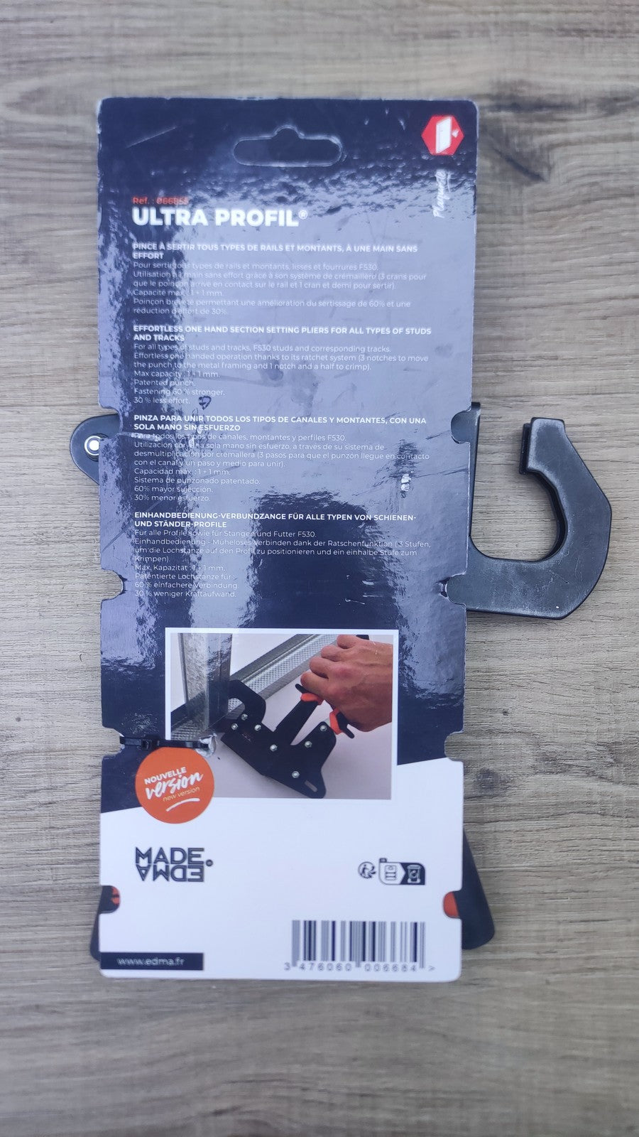 Edma 066855 Ultra Profil Verbundzange, I38091