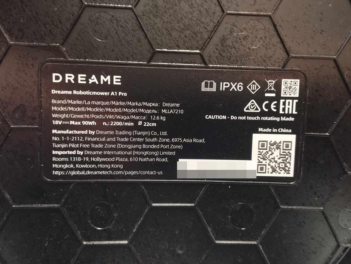 DREAME Intelligenter Mähroboter A1 Pro bis 2000m² 3D Sensor (MLLA7210)