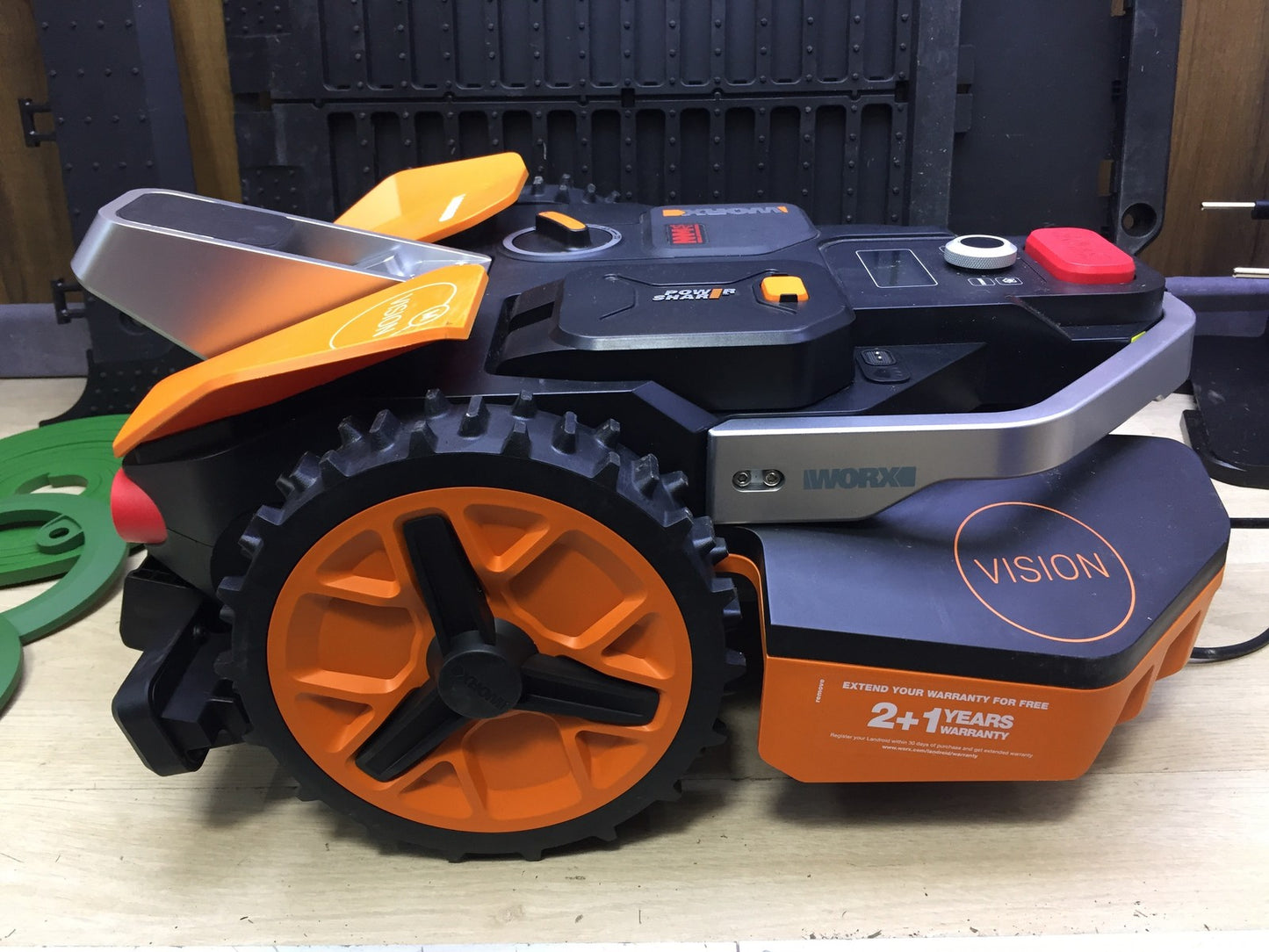 WORX Landroid Vision M550 Mähroboter ohne Begrenzungskabel WR205E, I33682