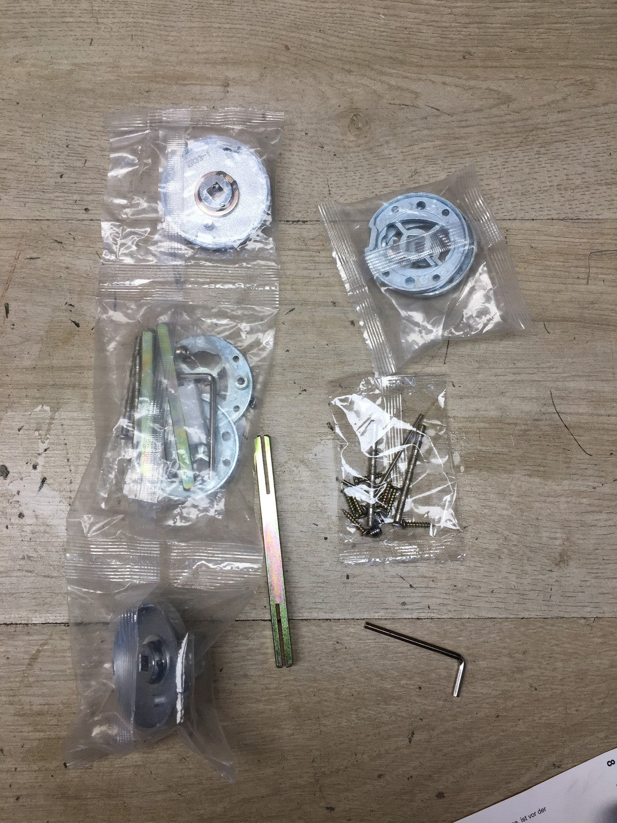 Gavroche Türklinken Set mit WC-Verschluss für Badezimmer und Toilette, I38142