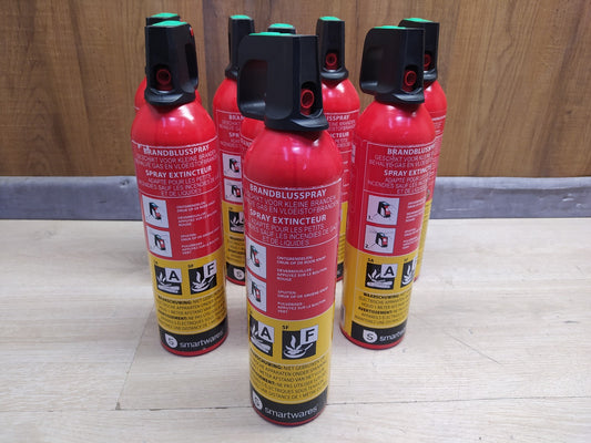 8x Smartwares FEX-15371 Feuerlöschspray 750ml, I37546