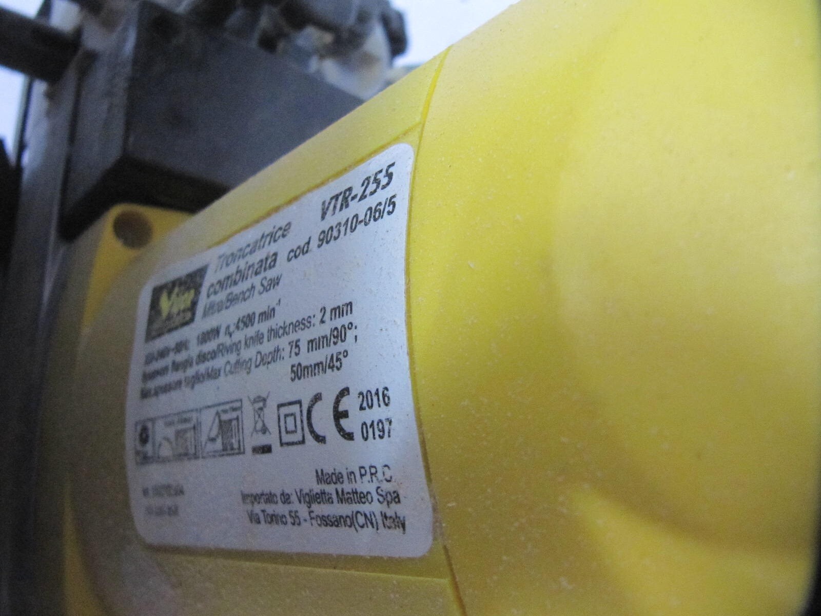 Vigor 9031006 Zähnen vtr-255 Sägemaschine kombiniert, I02331
