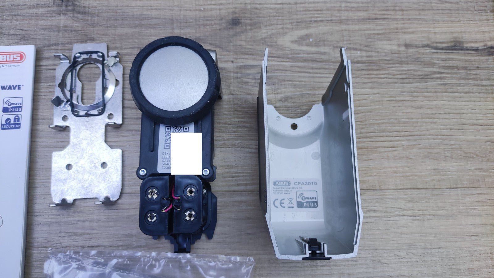 ABUS HomeTec Pro Z-Wave-Türschlossantrieb CFA3010 silber, I35906