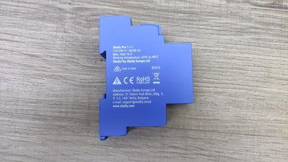 Shelly Pro 1 WiFi & Bluetooth 1-Kanal-Smart-Relais-Schalter, I40928