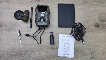 WOLFANG 4G/LTE Wildkamera Solar WT07, 2K 48MP Live Übertragung, I41055