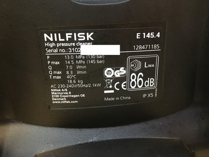 Nilfisk E 145.4 Hochdruckreiniger, 145 bar, I38280