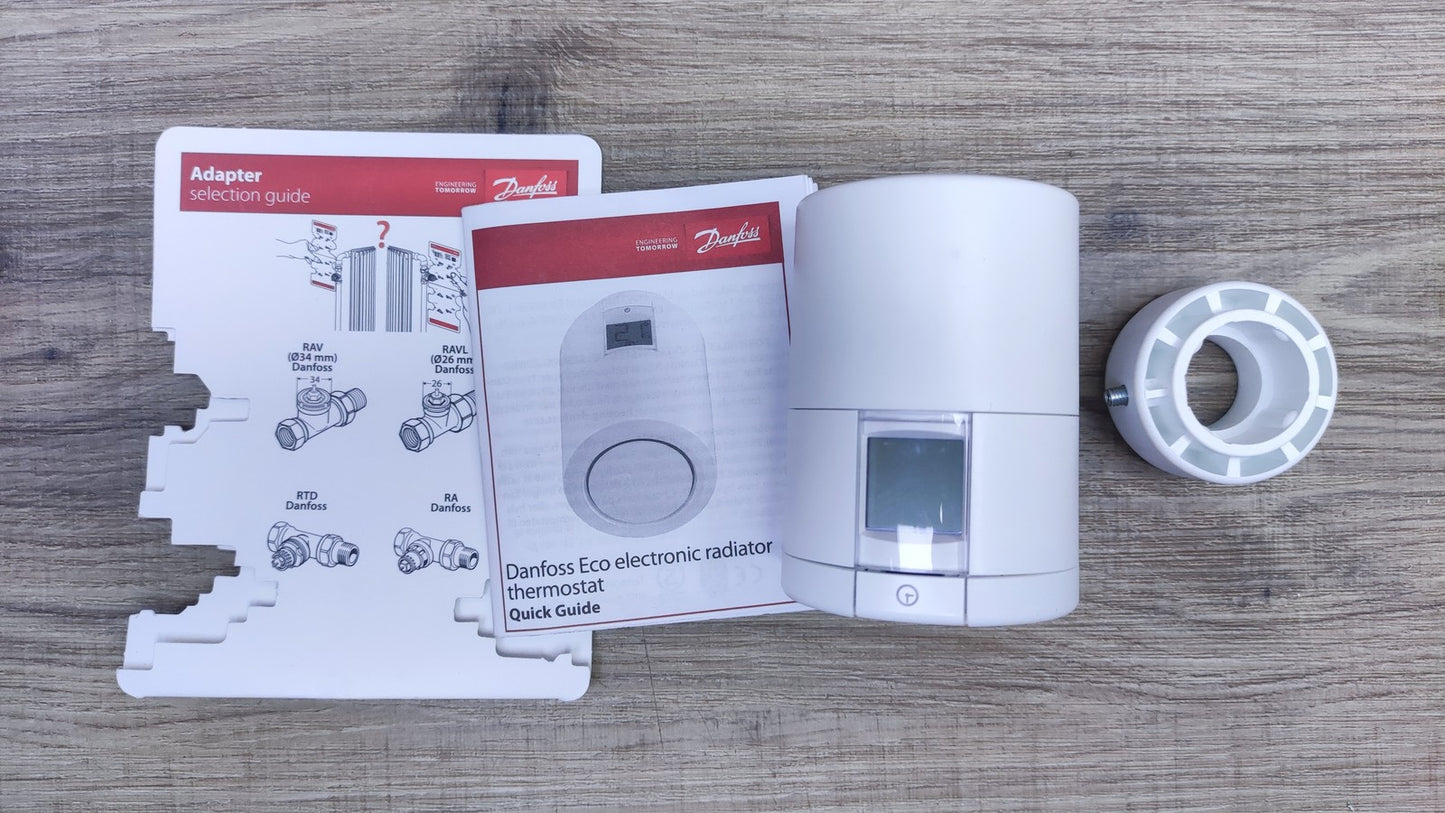Danfoss 014G1105 Eco Home Heizkörperthermostat, I36135