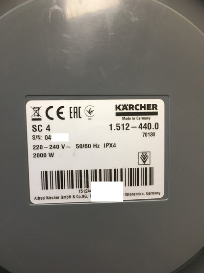 Kärcher SC4 Premium Dampfreiniger 1.512-440.0 2000W, I37409