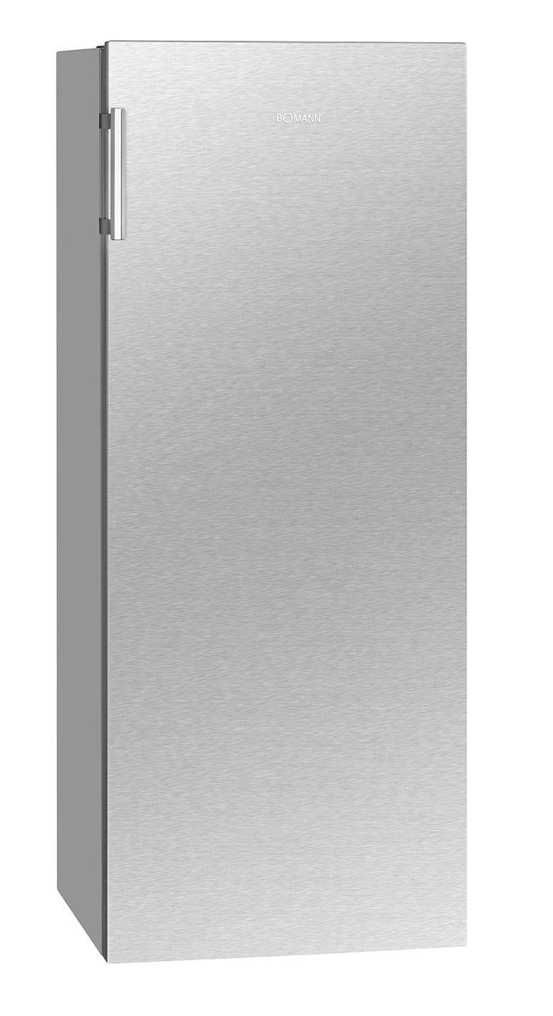 Bomann VS 7316.1 IX Vollraumkühlschrank 242L Edelstahl-Optik (733169) I34652